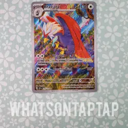 Pokemon Card Braviary 214/191 Secret Rare Scarlet Violet Surging Sparks Singles - Image 1