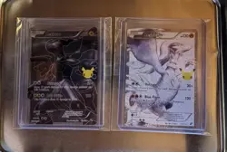 Zekrom #114 & Reshiram #113 Celebrations Holographic Full Art Cards - Image 1