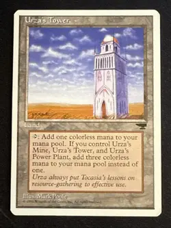 1x Urza's Tower (B) Chronicles MP MTG Magic the Gathering x1 MKE - Image 1