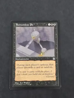 MTG Bottomless Pit Stronghold Regular NM Vintage Magic The Gathering - Image 3