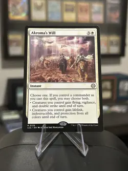 Akroma's Will R Commander: The Lost Caverns of Ixalan 125 Near Mint - Image 1