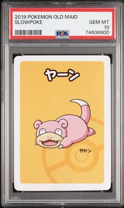 Slowpoke Old Maid PSA 10 GEM MINT - Old Maid Deck - Image 1