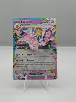 Espeon ex 034/131 - Pokemon TCG Prismatic Evolutions Stamped Promo - Image 1