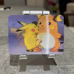 Pokemon Pikachu Raichu 3D Lenticular Promo Card Viz Video Pioneer PIKA-0030D/DVD - Image 1