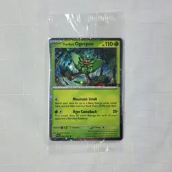 Pokemon TCG Teal Mask Ogerpon 024/167 - TWM Sealed EB GAMES Stamp Promo + Swirl - Image 1