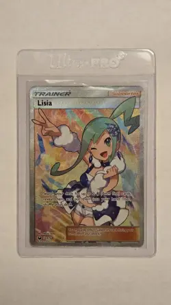 Pokemon TCG Lisia Full Art Holo Card 164/168 Sm-Celestial Storm - LP - Image 2