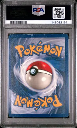 1999 POKEMON FOSSIL #4 DRAGONITE-HOLO PSA 1 - Image 2