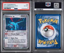 Pokemon Salamence ex Holo Power Keepers 96/108 2007 Ultra Rare PSA 6 EX - Image 1