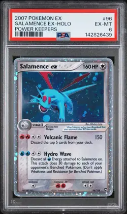 Pokemon Salamence ex Holo Power Keepers 96/108 2007 Ultra Rare PSA 6 EX - Image 2