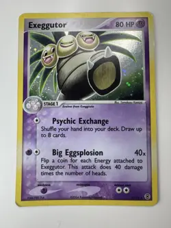 Pokemon TCG Exeggutor FireRed & LeafGreen 5/112 Rare Holo Card - Image 1