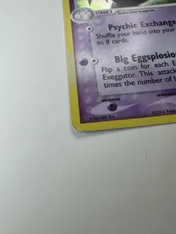 Pokemon TCG Exeggutor FireRed & LeafGreen 5/112 Rare Holo Card - Image 2