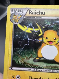 Pokemon Raichu 49/162 Breakthrough Cracked Ice MP - Image 4