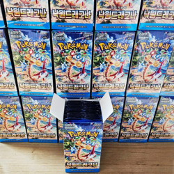 BOX[30+2 PACKS]Surging Sparks+Random Pokemon Cards Booster Factory Sealed KOREAN - Image 5