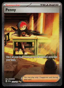 Pokemon Card - Penny Scarlet & Violet 252/198 Special Illustration Rare 2023 - Image 1