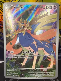 Pokemon TCG Zacian Me02 Phantasmal Flames Illustration Rare Full Art Holo 100/94 - Image 1