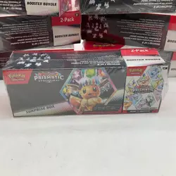 Lot of (12) Pokemon TCG Prismatic Evolutions 2-Pack Booster Bundle Surprise Box - Image 2