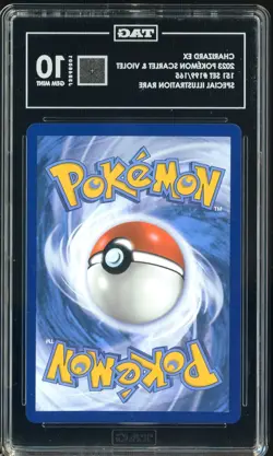 Pokemon TCG Charizard EX 199/165 Scarlet Violet 151 English Card TAG 10 GEM MINT - Image 3