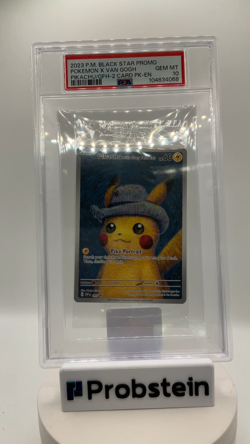 Pokemon Pikachu with Grey Felt hat Van Gogh 085 Graded Sealed Promo PSA 10 - Image 2