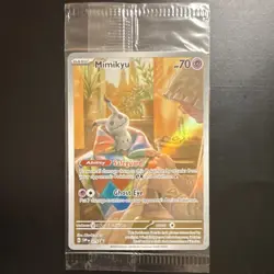 Pokemon TCG Mimikyu 075 Scarlet & Violet Promo Holo Basic 70 HP 2024 - Image 1