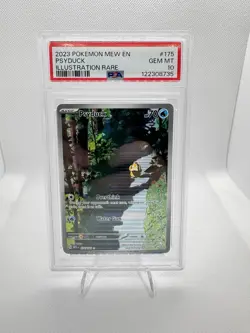 PSA 10 Psyduck #175 - Pokemon 151 Illustration - TCG GEM MINT - Image 1