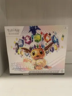 Pokemon TCG Scarlet & Violet Prismatic Evolutions Elite Trainer Box ETB - Image 1