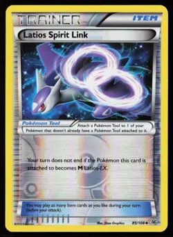 Latios Spirit Link 85/108 Reverse Holofoil Pokemon TCG XY - Roaring Skies MP - Image 1
