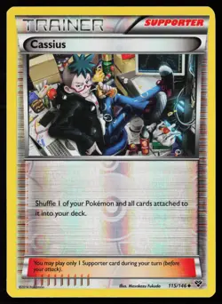 Cassius 115/146 Reverse Holofoil Pokemon TCG XY Base Set MP - Image 1