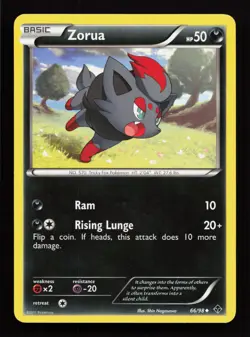 Zorua 66/98 Normal Pokemon TCG Emerging Powers MP - Image 1