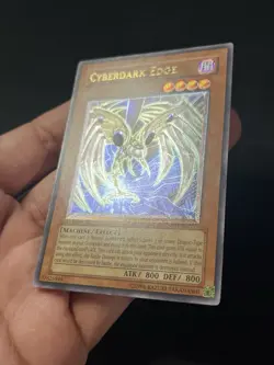 Yugioh Cyberdark Edge 1st Ed Ultimate Rare CDIP-EN002 NM Misprint Foil Shift - Image 4