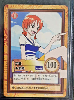 1999 BANDAI One Piece Hyper Battle NAMI C09 FIRST STAGE 1ST EVER SET RC - Image 1