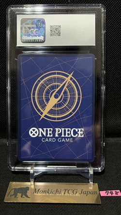 CGC GEM MINT 10 Monkey D. Luffy OP05-119 SEC Awakening of the OP-05 ONE PIECE - Image 2