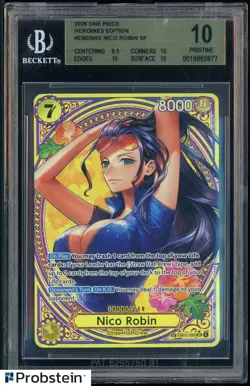 One Piece CCG Nico Robin SP Heroines Edition EB03-055 BGS 10 PRISTINE - Image 1