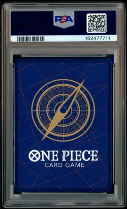 2025 One Piece OP12 EN 3rd Anniversary Gold #093 Marshall D Teach PSA 10 - Image 3