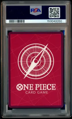 2022 One Piece OP01 EN Alternate Art Pre-Errata Alpha #002 Trafalgar Law PSA 10 - Image 3