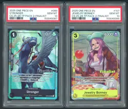 2025 One Piece EN CS 25-26 TP Pk Finalist Sequential PSA 10 Set w/ Alvida Bonney - Image 4