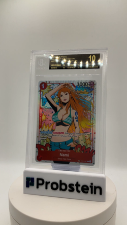 2024 One Piece Wings of The Captain #ST01007 Nami Alt Art TR BGS 10 BLACK LABEL - Image 2