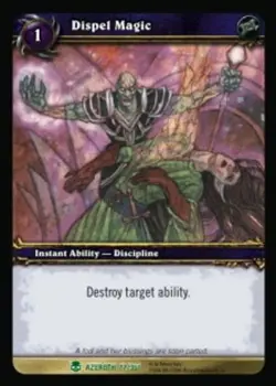 Dispel Magic - Heroes of Azeroth - World of Warcraft TCG - Image 1