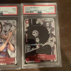 One Piece Japanese 25th Anniversary Promo Lot Of 3 Cards (PSA 6, 7, 7) - Image 4