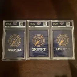 One Piece Japanese 25th Anniversary Promo Lot Of 3 Cards (PSA 6, 7, 7) - Image 5