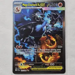 Mega Charizard X ex 125/094 NM - ME02 Phantasmal Flames Pokemon Card - Image 1