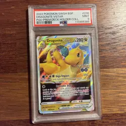 PSA Dragonite VSTAR 236/Pokemon GO Promo 2022 Pokemon Card - Image 1