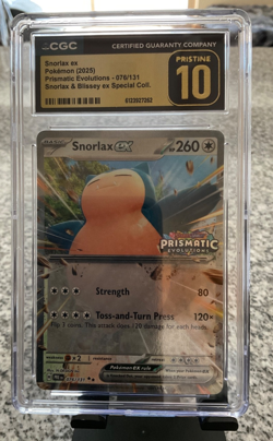Snorlax ex (Prismatic Evolution Stamped) 076/131 Miscellaneous Cards & Products - Image 1