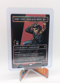 MTG - Casey Jones Back Alley Brute - Surge Foil Borderless #90 - Commander: TMNT - Image 1