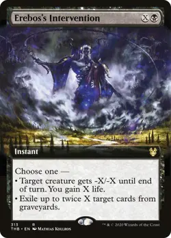 MTG Erebos's Intervention (Extended Art) - 313 / English / Near Mint - Image 1
