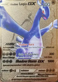Shadow Lugia GX 300HP Metal Pokemon Card Fan Art! - Image 1