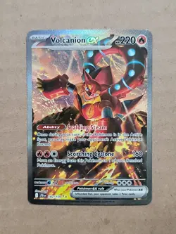 Pokemon TCG Volcanion Ex 182/159 - SIR - SV09: Journey Together - Image 1