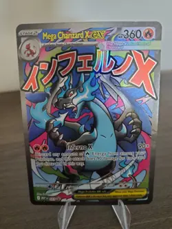 2025 Pokemon MEP Black Star Promos Mega Charizard X ex #023 - Image 1