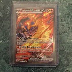 Pokemon TCG Team Rockets Moltres EX Holo Card 229/182 Sir Destined Rivals - Image 1
