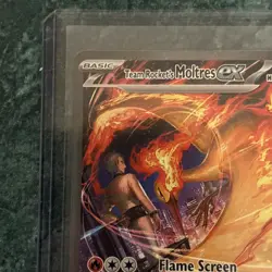 Pokemon TCG Team Rockets Moltres EX Holo Card 229/182 Sir Destined Rivals - Image 2