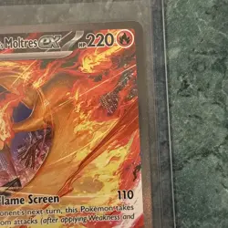 Pokemon TCG Team Rockets Moltres EX Holo Card 229/182 Sir Destined Rivals - Image 3